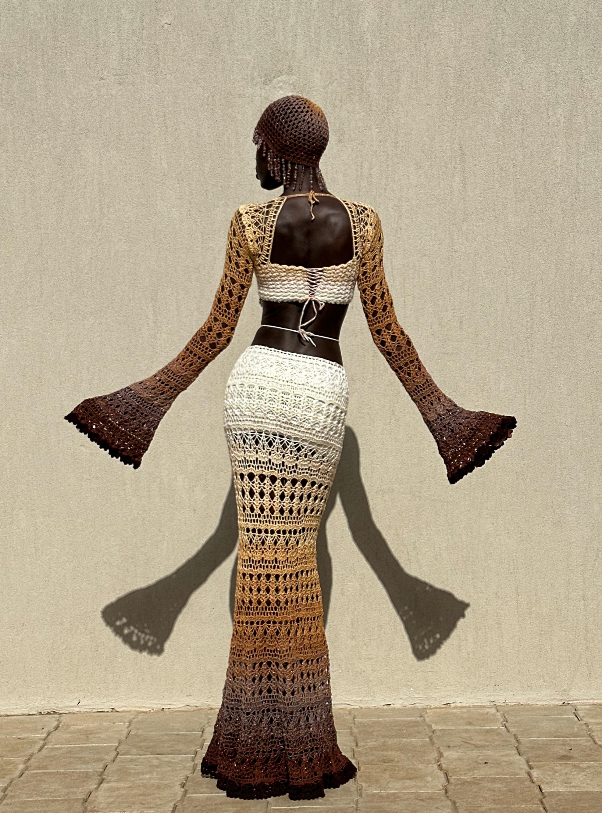 Mermaid set (Brown & White)