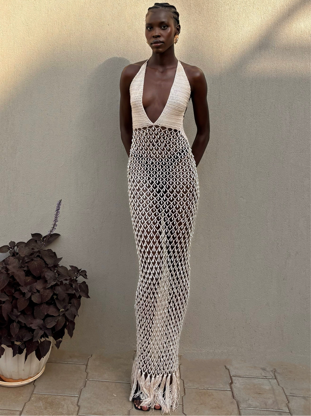 Sunwoven Halter Maxi Dress