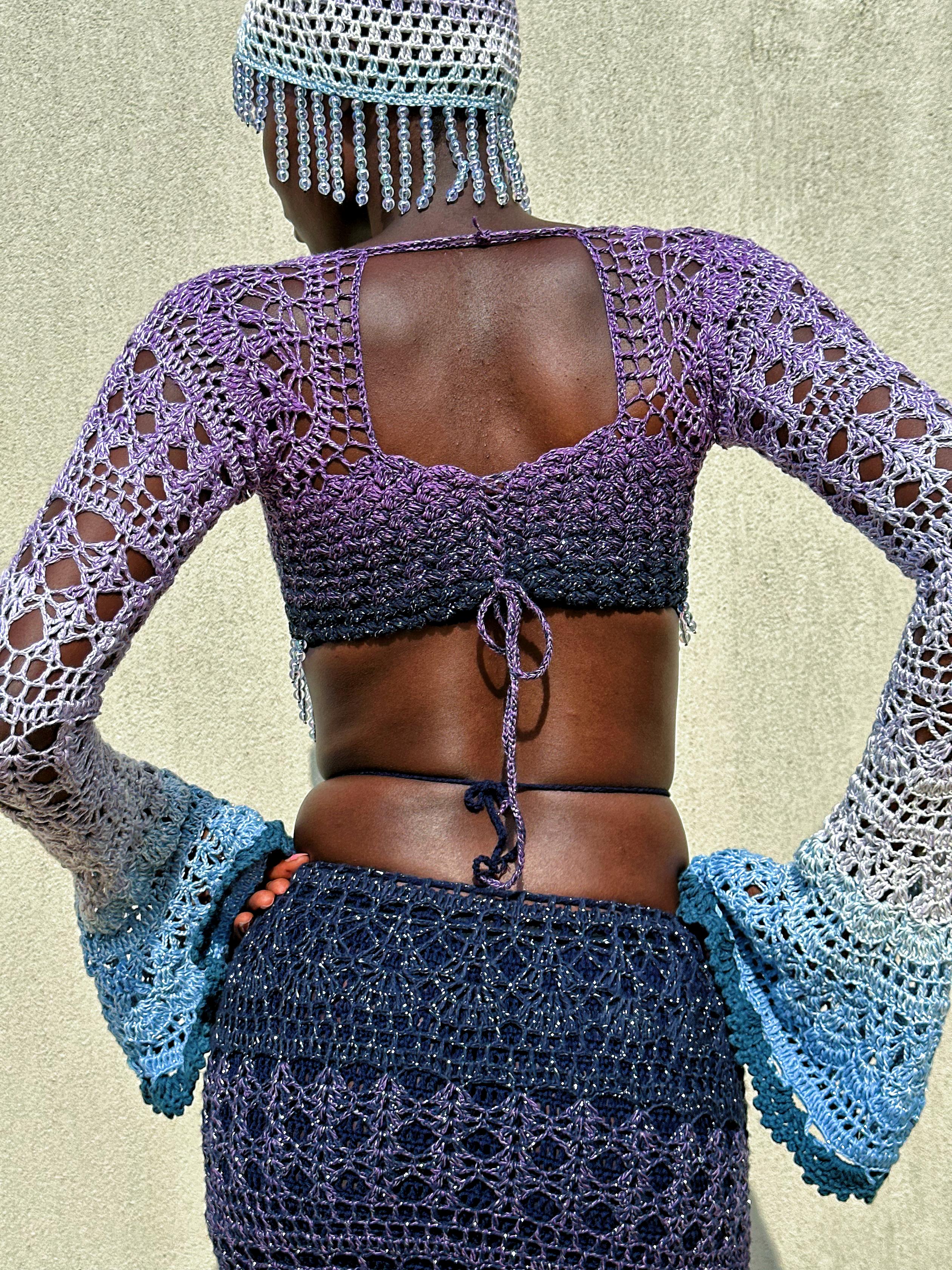 Butterfly 3 piece set in purple